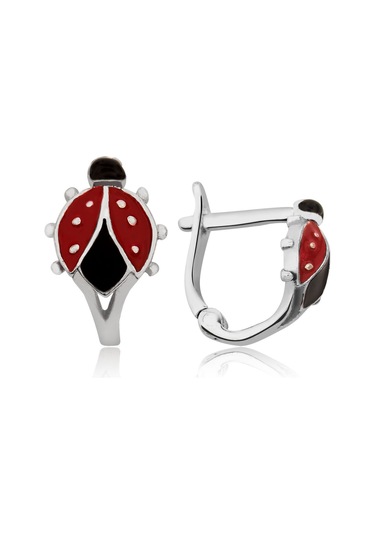 Ervanur Gümüş Uğur Böceği Çocuk Küpe