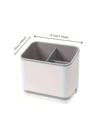 Fochsia Gri 2 Renk Seçenekli Modern Çok Katlı Banyo Organizatörü - Diş Fırçası Ve Tarak Askılı Kurutmalı Gri