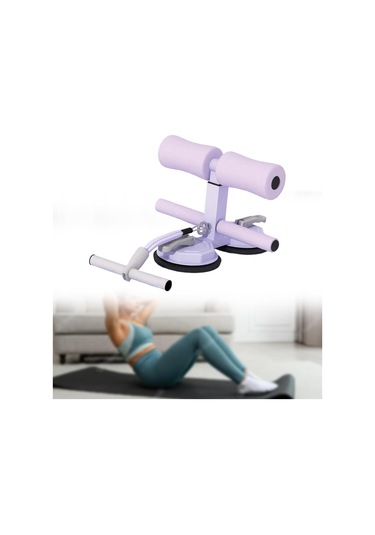 Suntek Sit Up Bar Egzersiz Standı Ayarlanabilir Zemin Tutucu Mor Mor