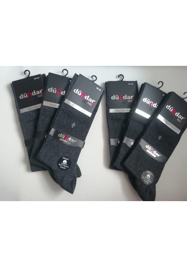 6 Adet Dündar Erkek Plus Likralı Çorap