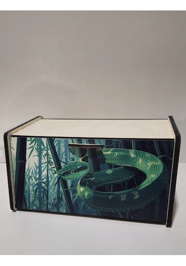 Woodiks 2023 Yılı Sembolü Yılan Ekmeklik 261893567 Bej Açık