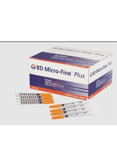 Medikaltec Micro-fine Plus 0,5 Ml Insülin Enjektörü 100 Adet