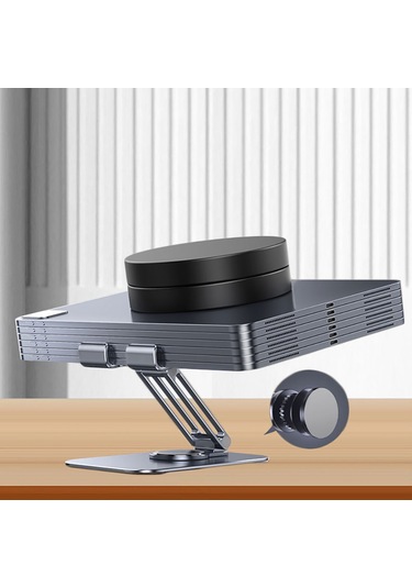 Jmary Mk-61 Ayarlanabilir Katlanabilir 360 Derece Dönebilen Telefon Ve Tablet Standı Gri