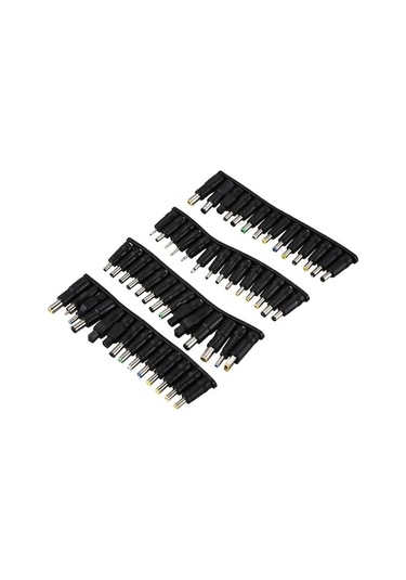 Flybuy 56 Adet Evrensel Dizüstü Ac-dc Jak Adaptörü Seti - Hp, Dell, Lenovo, Acer Uyumlu - Siyah Plastik Kablo