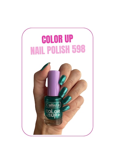 Callista Color Up Nail Polish Oje 598 Atlantis Nights - Yeşil