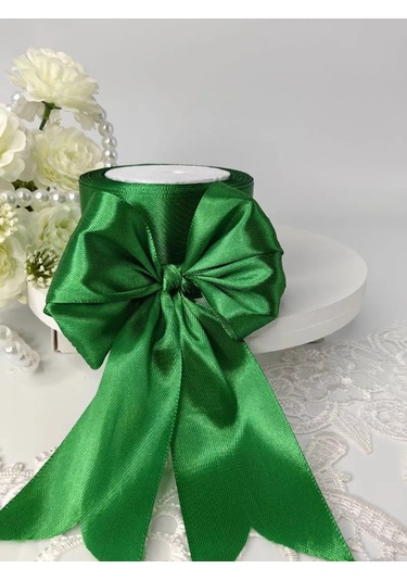 Magazin Dla Rukodel'nic Ip Gavrilov R N Saten Yeşil Paketleme Şeridi 5 Cm 22 Metre 142432312