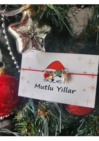 Doğaltaş Yeni Yil Şans Bilekliği Çok Renkli