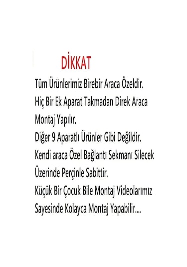 Dacia Sandero 2011 Model Muz Silecek Takımı Araca Özel Aparat