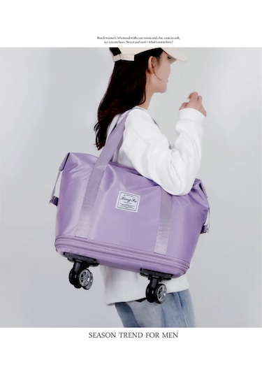 Bestshop1 Dönüşen Bavul, Seyahat Uçak Spor Çantası 300230420