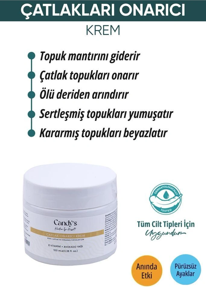 Candy's Crack Repair Topuk Çatlak Kremi 100 ML
