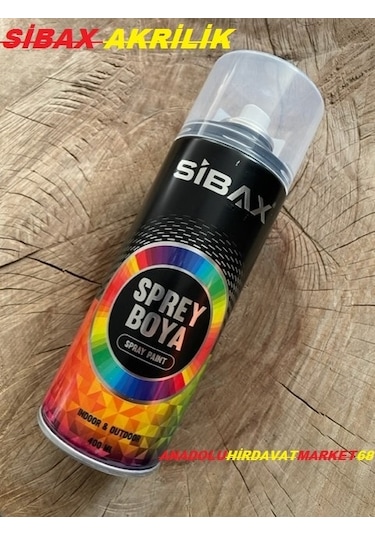 Sibax 400 ML Floresan Turuncu Renk Sprey Boya
