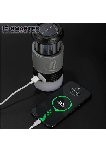 Jialan Güneş Sivrisinek Lamba Uv Bug İşık Usb Şarj Edilebilir