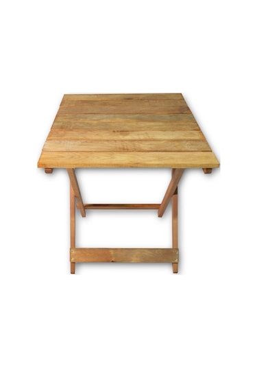 Apak Dekoratif Ahşap Katlanabilir Masa Piknik Masası Meşe