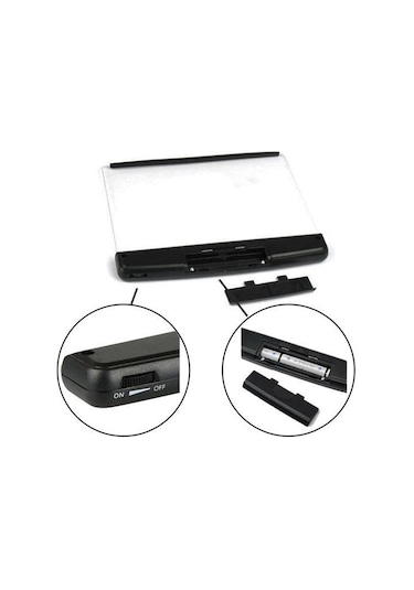 Buffer Kitap Arası Okuma Işığı Led Panel Kitap Okuma Lambası Çok Renkli