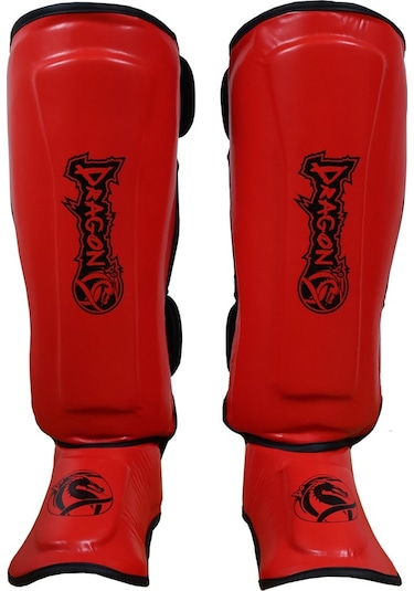 Dragondo 40715-p Kaval Ayak Koruyucu Profesyonel Kick Boks Kaval Koruyucu Kırmızı