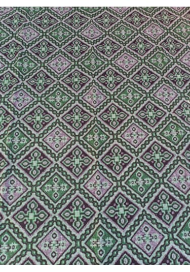 Uşak Dokuma Kilim 180x280cm Beyaz - Yeşil