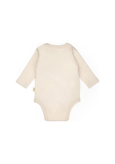 Bebek 2'li Kruvaze Body %100 Organik Pamuk, Bebek Ve Yenidoğan Serisi - Csy8178 Ekru