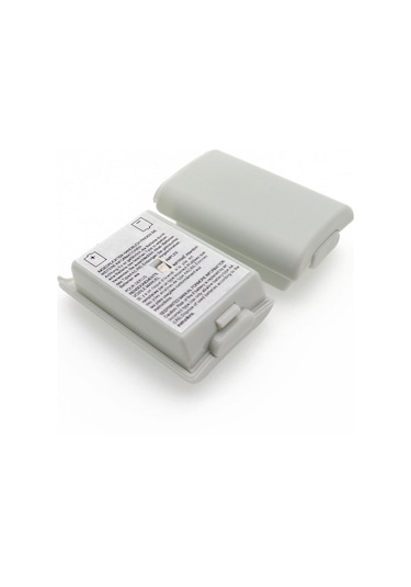 Xbox 360 Oyuncu Kolu Pil Kapağı Yuvası Beyaz