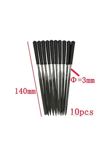 Metal Ahşap Karbon Çelik Mini Eğe Seti 10 Parça