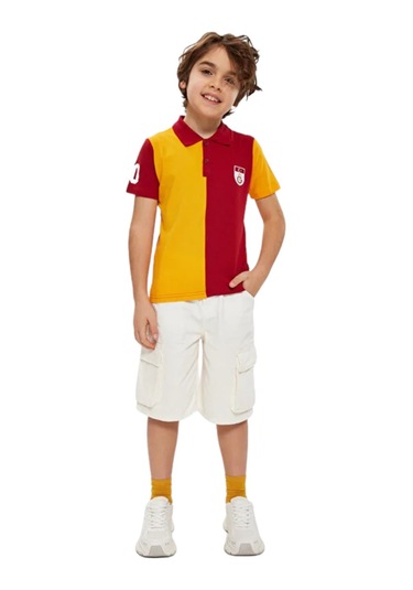 Galatasaray Polo Yaka T-shirt KIrmızı