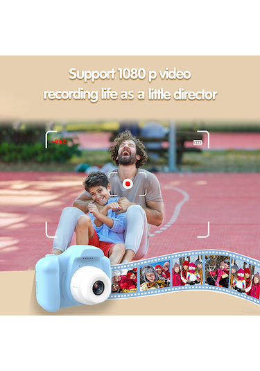 Hallow D12393BL 1080 P 48 MP Dijital Çocuk Kamerası