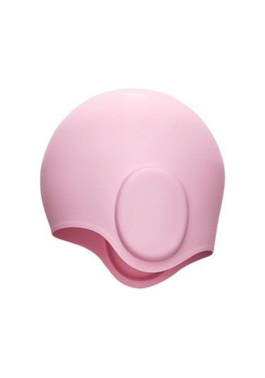 Suntek Kulak Koruma Uzun Saçlı Yüzme Şapkası Yüksek Pembe