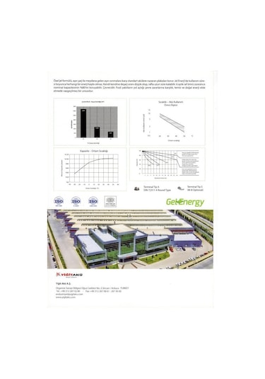 12V 200Ah Yiğit Jel Akü Solar Güneş Deep Excellent Cycling Vrla / 523563102