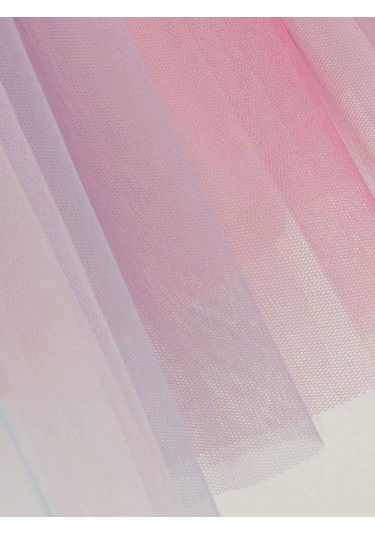 Kız Çocuk Beli Lastikli Siyah Tütü Etek-15346 Çok Renkli