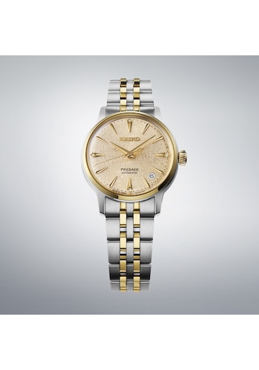 Seiko Presage Cocktail Time Srpl64j1 Kadın Saati Metalik Gri