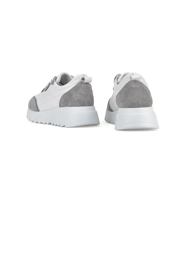 Ziya, Kadın Hakiki Deri Sneaker 1531050z26802420pk Beyaz 1531050z26802420pk 500 Beyaz
