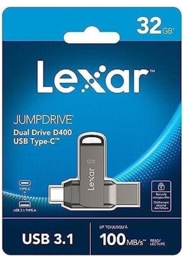 Lexar 32gb Jumpdrive Typec Usb Flash Bellek- Ljdd400032g