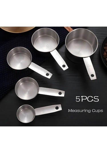 Ulzyvf Yemek Ve Ve Pişirme Pişirme Paslanmaz Ölçüm Kaşık Inox İçin Çelik, Bardak Ayarlanmış Adet 13 Rq Inox