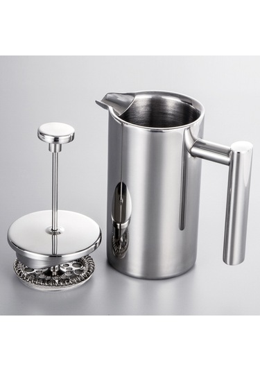 350ml French Press Kahve Makinesi Paslanmaz H43539-1 Diğer