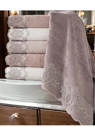 Marta 6lı El-yüz Havlusu 50x90 Cm Asorti Karışık