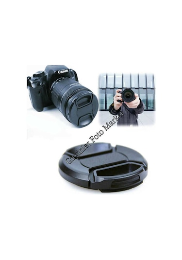 46 MM İpli Snap On Lens Objektif Ön Kapağı