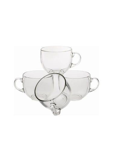 Osz 500 Ml Büyük Çay Kupası, 4 Parçalı Set 378768300 Beyaz