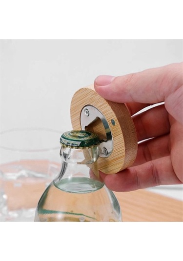 Moly Yuvarlak Şekil Bardak Altlığı Buzdolabı Mıknatısı Bira Açacağı Şişe Açacağı, Mutfak Dekoru, Kullanışlı Ve Güçlü, Düğünler İçin Uygun Diğer