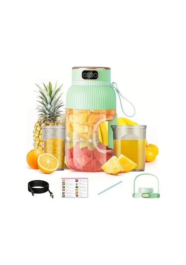 Fastbuy Mavi 4 Mevsim 40-58 Oz Usb Şarjlı Çift Kapaklı Sıkıcı, Ev Ve Seyahat İçin Kullanışlı Mavi