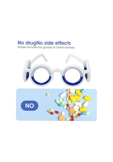 Neevoyu Doktor İlaçsız Titreme Hastalığı Önleyici Gözlük - Sıvı Çerçeve Teknolojisiyle Araba, Gemi, Uçak Yolculuklarında Konfor