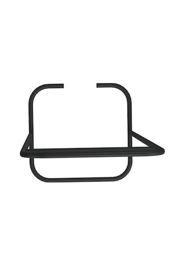 Metallica Concept Butik Dik Tekli Siyah Konfeksiyon Askısı Ayaklı Askılık Elbise Askılığı Siyah