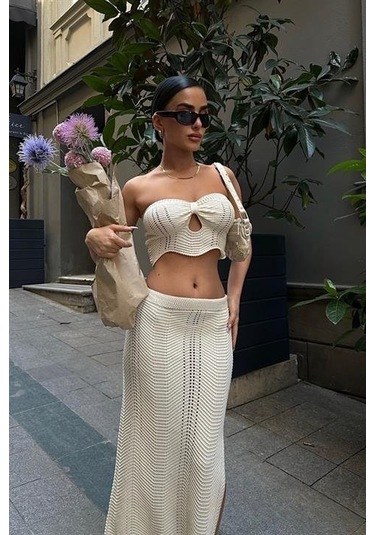 Mischa Cut Out Ajurlu Takım 9839 Çok Renkli