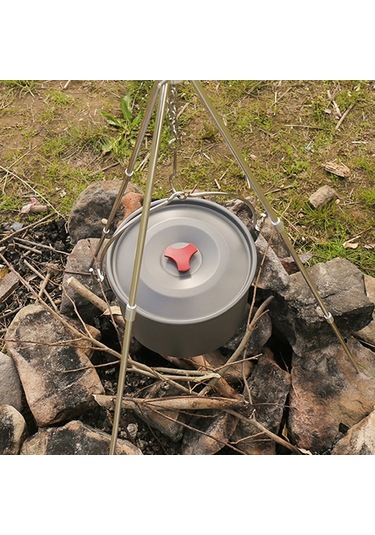 4.2L Alümina Oksit Pot Asılı Pot Kamp Sırt Çantasıyla Yürüyüş Piknik Için Kapaklı Fda Sertifikası Yok
