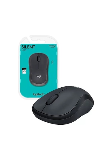 Logitech M220 Sessiz Kompakt Kablosuz Optik Mouse