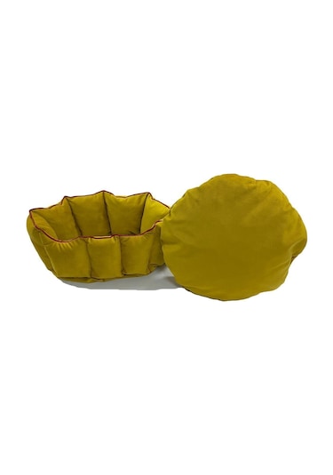 Zishtekstil Lion Pet Kedi & Köpek Yatağı Ayrı Kullanılabilir Minderli