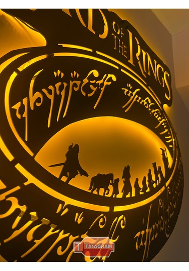 Lord Of The Rings Metal Tablo