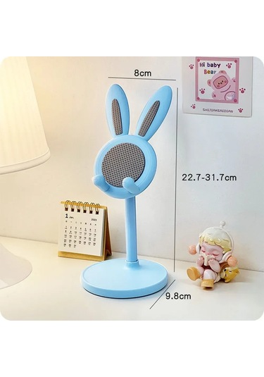 Singree Sevimli Tavşan Tasarımlı Ayarlanabilir Telefon Tutucu - Taşınabilir Ve Pratik