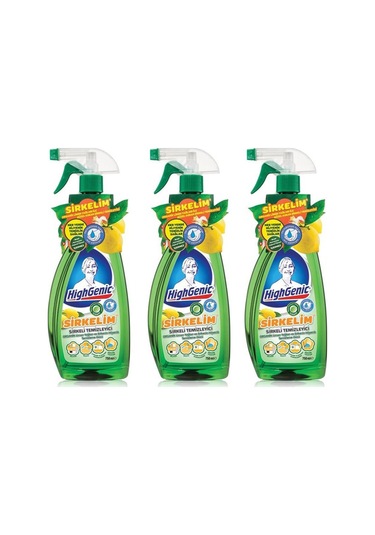 Highgenic Sirkelim Temizleyici 750ML LİMON - 3 Adet