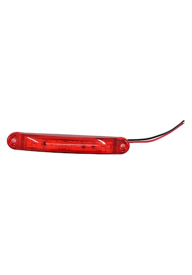 1 Adet Kırmızı Parmak Lamba 9 Led 12v 24v