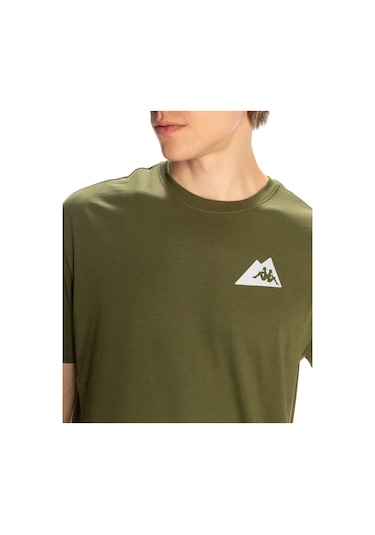Kappa Kunio Erkek Regular Fit Tişört Haki