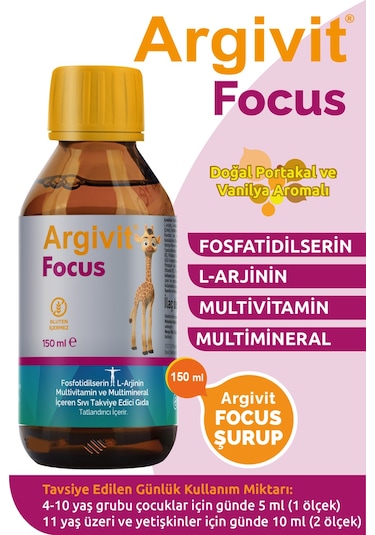 Argivit Focus Multivitamin Şurup 150 ML